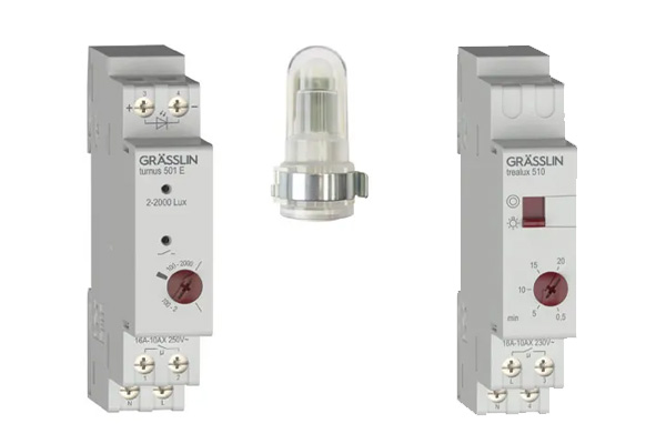 Neuer Treppenlichtschalter trealux 510 / Neue Sensoren turnus 501 E & A